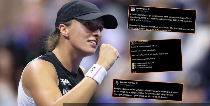 Świat pod wrażeniem tego, co zrobiła Iga Świątek. Wszyscy piszą tylko o jednym ‎