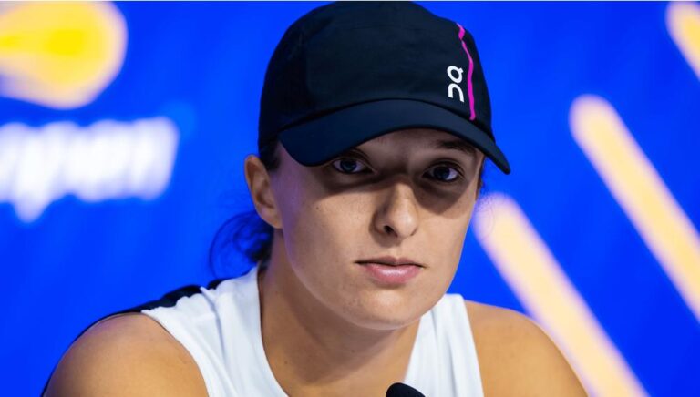 Iga Świątek życzy dziennikarzowi „Powodzenia” w napiętej wymianie po porażce w US Open