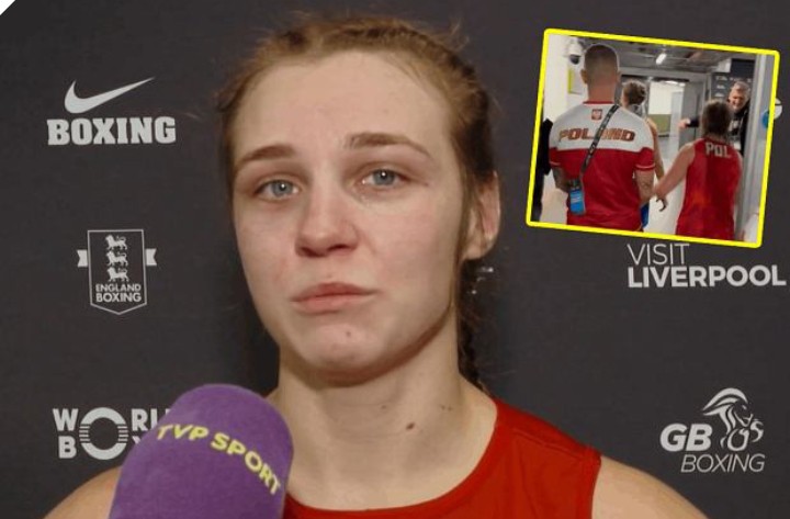 Szeremeta nagle ruszyła na dziennikarza. Ależ sceny po walce na MŚ