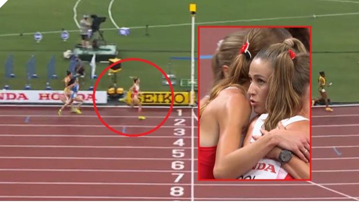 Co za bieg Bukowieckiej! Uratowała polską sztafetę na MŚ