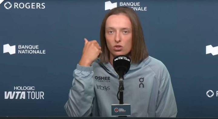 Po tym pytaniu Świątek się odpaliła. Sceny na konferencji