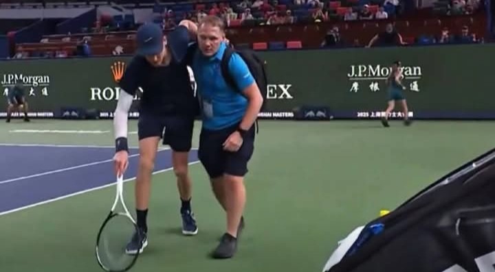 Sinner nie wytrzymał po 161 minutach. Sceny grozy w Szanghaju