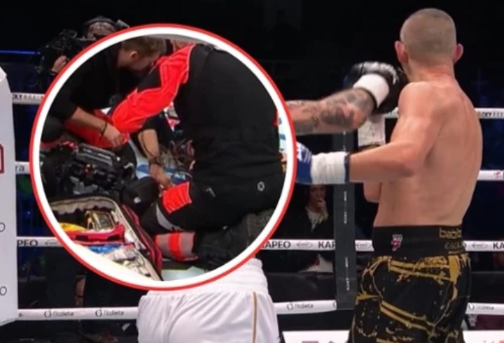 Ukrainiec potwornie znokautował Polaka. Medycy w akcji, groza na oczach tłumu