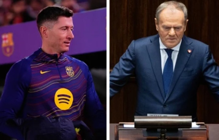 Robert Lewandowski zamieścił aukcję na WOŚP i się zaczęło. W tle Donald Tusk i zawrotna suma