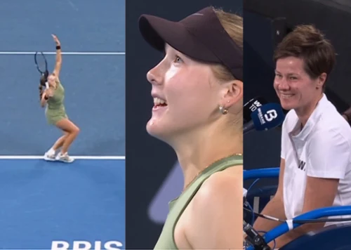 Niebywałe sceny w Brisbane. Rosjanka oszołomiona. Kibice wyli ze śmiechu