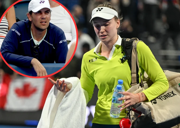 Wycofanie Rybakiny, trop znów prowadzi do trenera. W Dubaju wszystko się nagrało