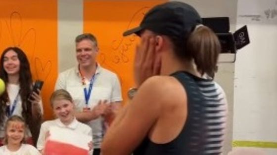 Po meczu czekała niespodzianka. Świątek totalnie zaskoczona