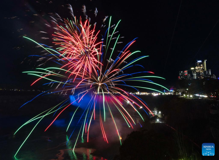 2026 Niagara Falls fireworks series kick off in Ontario, Canada
